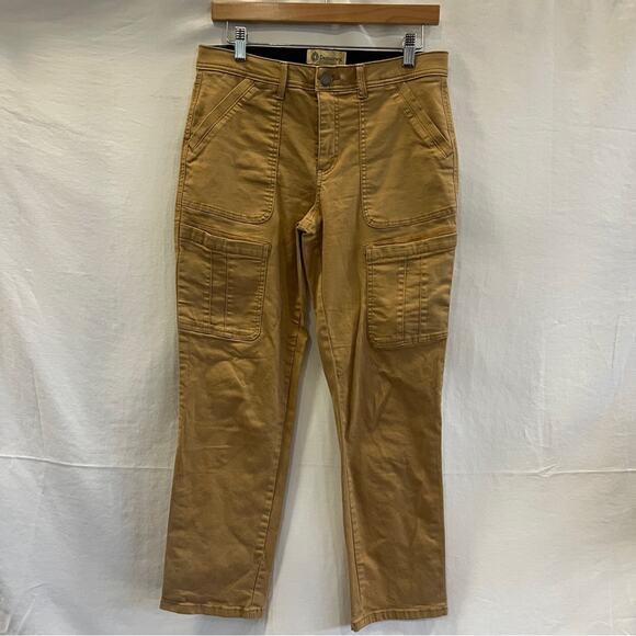 Democracy Ab Technology Cargo Pants Size 8 Granola Girl Earthy Simple Outdoors - Picture 1 of 10
